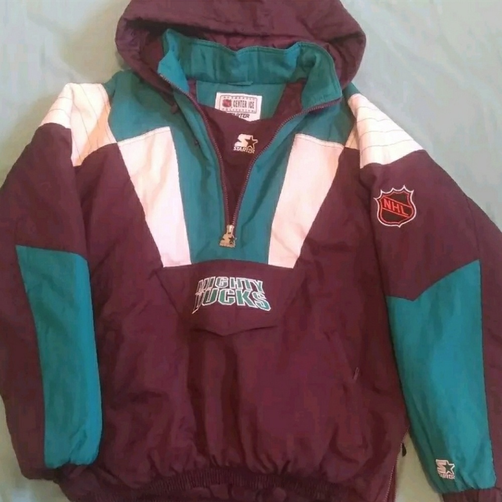 Vintage 1990's Anaheim Mighty Ducks Starter Jacket